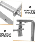 Heavy Duty Double Swing Door Hinge Stainless Steel Self Closing With Sturdy Rotation Mechanism For Wood And Louvre Doors Ideal For Kitchen And Bar Use In Busy Settings, dual swing close-up