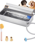 Top Tier Automatic Dog Water Dispenser 6 Liter Gravity Feeder with stainless steel bowl and connection accessories.