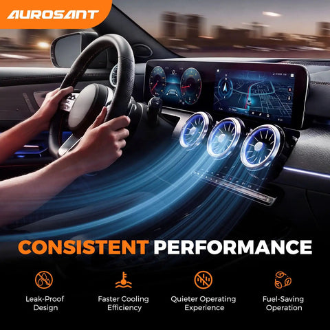 Ready To Roll Ac Compressor With Clutch For Toyota Camry Rav4 Sienna Pre Filled With Clean Oil Straight Swap For Zero Sweat Cabin Cooling On Those Long Highway Rides, shown operating in a car dashboard.