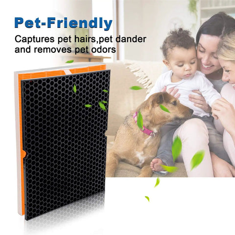 Two Pack Replacement Filter I For Winix C555 Air Purifier - Direct Replacement 116131 Type I with pet-friendly features