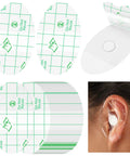 60 Pack Baby Ear Covers For Bath And Water Activities Waterproof Ear Plugs For Swimming Bath Shower Newborn Toddlers Kids White Safe Soft Silicone