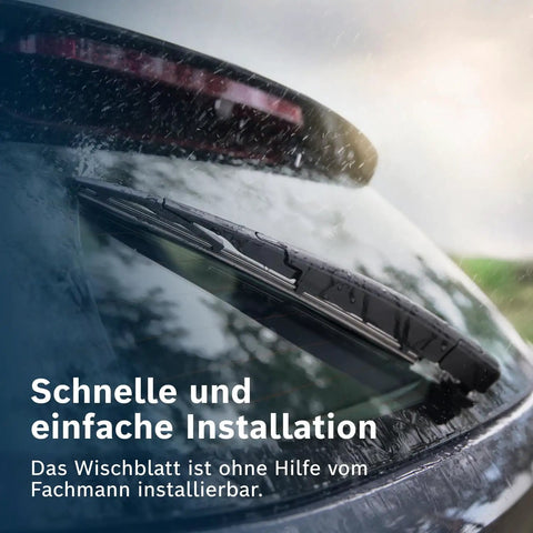 Rear Wiper Blade H306 12 Inch OE Replacement For All Weather Performance With No Fuss Easy Clip Install On Car Window