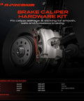 Top Grade Front Left And Right Disc Brake Hardware Kit That Slaps For Honda Accord 2016-2017 Plus Civic 2017-2020 Ensures Smoother Stops And Keeps Your Ride Feeling Fresh Without Any Worries, brake caliper close-up