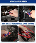 34 Piece One Fourth Inch Drive Mini Socket Ratchet Set With Bits Magnetic Driver Dual Socket And Bit Head Ratchet in use