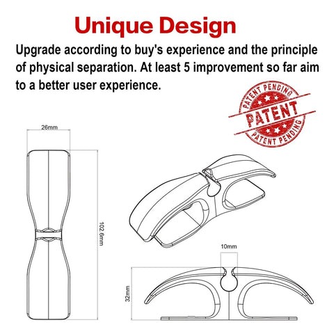 Design schematic of Six Pack Cord Wrappers For Kitchen Appliances Upgrade Set Stick On Cable Organizer