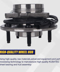 Drop In Front Wheel Bearing And Hub Assembly For Ford F150 1997 1998 1999 2000 4WD With ABS 5 Lug 12mm Wheel Bolt