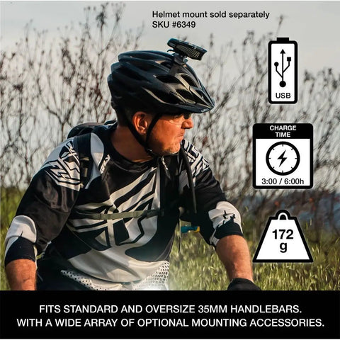 Lumina Boost 1200 Bike Light With 1200 Lumens USB Rechargeable Front Headlamp Boost Mode For Road MTB And Commuter Rides Fits Up To 35mm Handlebars IP64 Water Resistant And Ready For All Night Adventures