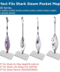Heavy Duty Steam Mop Replacement Pad For Pocket Steam Mop Models S3501 S3601 S3901 S2901 S2902 S3550 And More Easy Hook And Loop