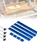 Heavy Duty Pro Grade T Track Slider Kit for Woodworking Jigs and Fixtures Universal Portable T Slot Miter Track Jig High Strength Blue