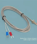 K Type Thermocouple for High Voltage PID Temperature Controller Kit with SSR 40DA, 6.6ft cable, and alarm output support