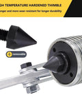 High temperature hardened thimble of the No Sweat Hydraulic Puller Set With Hard Case 10 Ton To 20 Ton, showing removable feature.