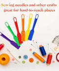 30 Pack Magnetic Wands For Kids Bulk Classroom Science Tools Colorful Bingo Sticks assorted colors with craft tools.