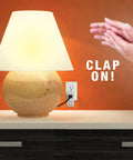 Sound Activated Wall Switch With Clap Detection For Easy Lights On Off Control Wireless Light Switch For Kitchen And Bedroom No More Fumbling In The Dark As Seen On TV. Table lamp controlled by clap.