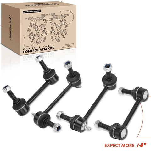 Beefed-Up Set Of 4 Front And Rear Sway Bar Links Kit For Jeep Grand Cherokee 2011-2015 And Dodge Durango 2011-2015 Stabilizer