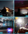 Built Tough LED Construction Spotlight And Work Light With 8000 Lumen Brightness 13500mAh Battery for camping, fishing, repairing.
