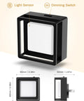 LED Night Light 2 Pack With Dusk To Dawn Sensor Auto On Off Wall Plug In Night Lights Dimmable Brightness For Bathroom Hallway Bedroom