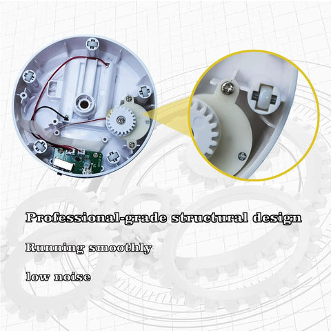 Badass Electric Powered 360 Motorized Tumbler Display Stand showing inner mechanical design for smooth and low noise operation.