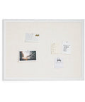 40 By 30 Inch Bulletin Board With White Wood Frame For Office Classroom And Home Use, Industrial Grade Pinning Surface, wall mounted