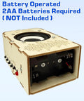 Hands-On FM Radio Kit For Kids And Teens Ages 8 12 13 14 STEM Toys Electronics Project Build Your Own Radio battery compartment