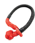Heavy Duty Uhmwpe Soft Shackle 3 8 Inch By 20 Inches shown in black and red color, used for off-road recovery and rigging.