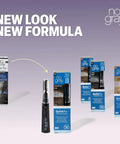 Quick Fix Gray Cover Up For Roots Beards And Brows Light Brown Shade Instant Root Touchup Brush and boxes on display.
