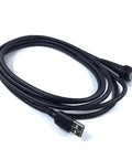 Black USB to Ethernet cable for Rugged 1472g XP Barcode Scanner with Extreme Performance connectivity