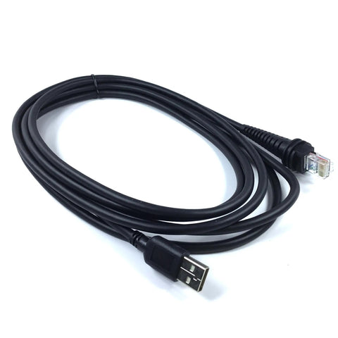 USB cable included with Voyager XP 1470G Handheld Corded Barcode Scanner 2D 1D PDF Postal Includes Stand And USB Cable