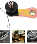 Heavy Duty Metal Motorcycle Chain Tensioner Roller Guide Kit For Off Road Dirt Bike Atv Quad Powersports Repair Sturdy Chain Tightener Tool Easy Install, black metal roller with mounting bracket