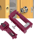 Door Hinge And Latch Installation Kit With Plastic Mortiser Template For 1 3 Eighth Or 1 3 Quarter Inch Doors, Includes Router Guide