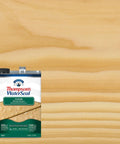 Top Shelf Exterior Wood Sealant For Concrete Brick And Masonry Waterproofing One Gallon on wooden surface.