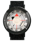 All Weather Wrist Compass with Velcro Strap for Easy Navigation from City Streets to Backcountry, Waterproof and Compact