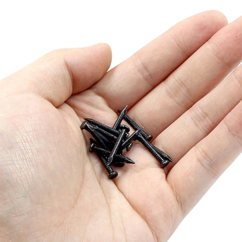 Heavy Duty Carbon Steel Cement Nails Dang Tough For Structural Builds Sharp Point Tips Rock Solid Hold 100 Count Pro Hardware Fasteners in hand
