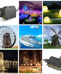 Underground Outdoor Junction Box Waterproof IP68 3 Way M20 Coaxial Cable Connector Enclosure in garden and festival lights