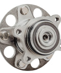Rear Wheel Hub And Bearing Replacement Kit For 2006 2011 Honda Civic ABS LX DX GX 2 Piece Set Direct Fit With Rear Left And Right Hubs 5 Bolt Pattern Encoder ABS Flange 4 Bolt Square No Fuss Install