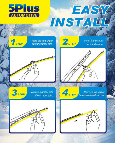 Installation guide for 14 Inch Rear Wiper Blade Replacement For BMW X5 XC90 XC70 XC40 V90 V70 with OEM quality and easy installation.