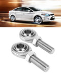 Two Pack Heim Joint Rod End Kit 1/2-20 RH Thread Male Rod End Bearing With Hardened Steel Zinc Plated Finish Universal Fit For Automotive Suspension Machinery CNC Equipment Linkage Systems Power Transmission And Heavy Duty Off Road Projects on car and two rod ends