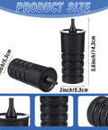 Four Pack Spare Tire Bump Stop Kit for Jeep Wrangler JK JL 2007 to 2024, durable polyurethane, product dimensions 5.6x2 inches