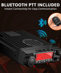 Long-Range 70W VHF Mobile Ham Radio For 144-148MHz With Air Band Bluetooth Noise Reduction Wireless PTT 510 Channels