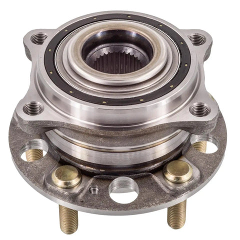 Front Hub Bearing Assembly For Hyundai Genesis G80 2015-2020 5-Lug Without ABS Bolt-On Direct Fit 30-Spline Ball Bearing