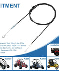 75 Inch Heavy Duty Universal Throttle Cable Kit For Predator 212cc 196cc GX160 GX200 VM22 VM24 Engines, images of compatible vehicles.