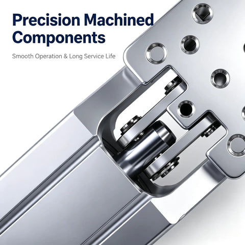 Precision machined components of Battle Tested Heavy Hitter 90 Degree Flip Pneumatic Cylinder for industrial manipulator clamping.