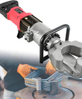 Xoiasth 1100w Hydraulic Rebar Bender Machine For Steel Bars Bending Range Covers 4 To 22 Mm with ergonomic grip and precision control.