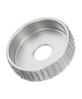 Heavy Duty Carbon Steel Wood Carving Wheel And Wood Shaping Disc For Angle Grinder with textured edge for quick wood shaping.