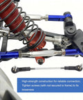 Adjustable RC Car Turnbuckle Camber Link Set 4 Pieces 234 244mm Length Aluminum Rod Ends With M3 Ball Head on RC suspension