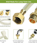 Retractable Garden Hose Reel 100Ft Wall Mount Heavy Duty Auto Rewind With Brass Fittings Leak Resistant 300 PSI details