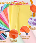 200 Sheets Tissue Paper In 20 Colors 14 By 20 Inches For Gift Bags Birthday Party Flower Decor Bulk Pack Packaging Supplies