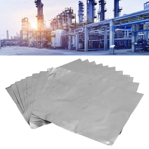 Graphite foil gasket sheets, 10 pcs, 250×200mm, high-temperature resistant for sealing