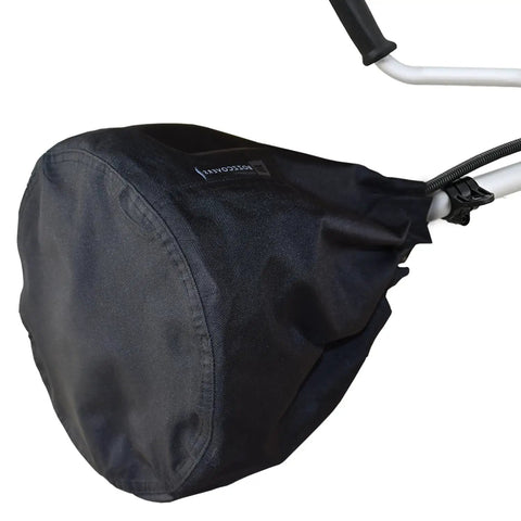 Waterproof Trimmer Engine Cover Heavy Duty 600D Weatherproof Lawn Equipment Shield, black cover on tool, size 12D X 16H