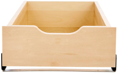 Soft Close Wood Drawer Box Pull Out Cabinet Organizer, 5 In High, 12 In Wide, 22 In Deep, Solid Wood Construction, Detachable Drawer From Slides With 75 Lb Capacity And No Screws Removal, Fits 12 In Wide Openings, Mounting Hardware Included