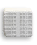 Non Slip Corner Gripper Rug Tabs Eight Pack Anti Curling Double Sided Adhesive 4 Inch By 4 Inch Squares detail 'This Side to Floor'